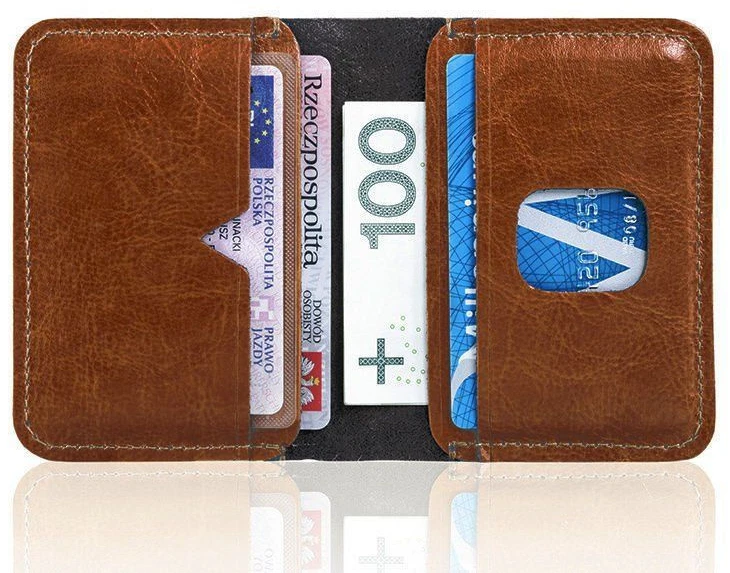 Solier Accessories Piniginė vyrams SOLIER SW11 SLIM - Ruda