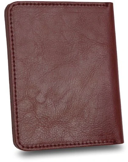 Solier Accessories Piniginė vyrams su skyriumi monetoms SOLIER SW15 SLIM - Tamsi raudona