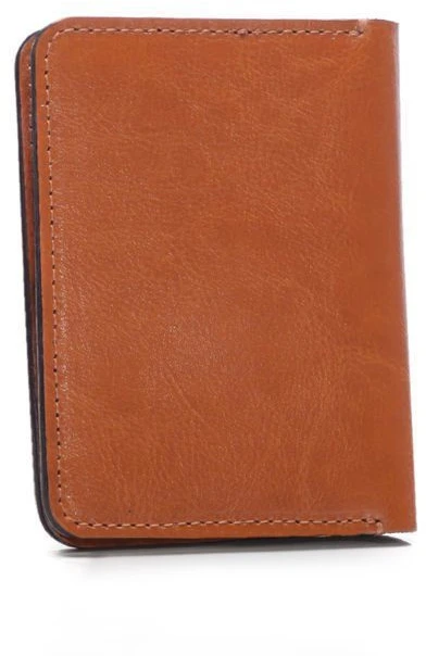 Solier Accessories Piniginė vyrams su skyriumi monetoms SOLIER SW15 SLIM - šviesiai ruda