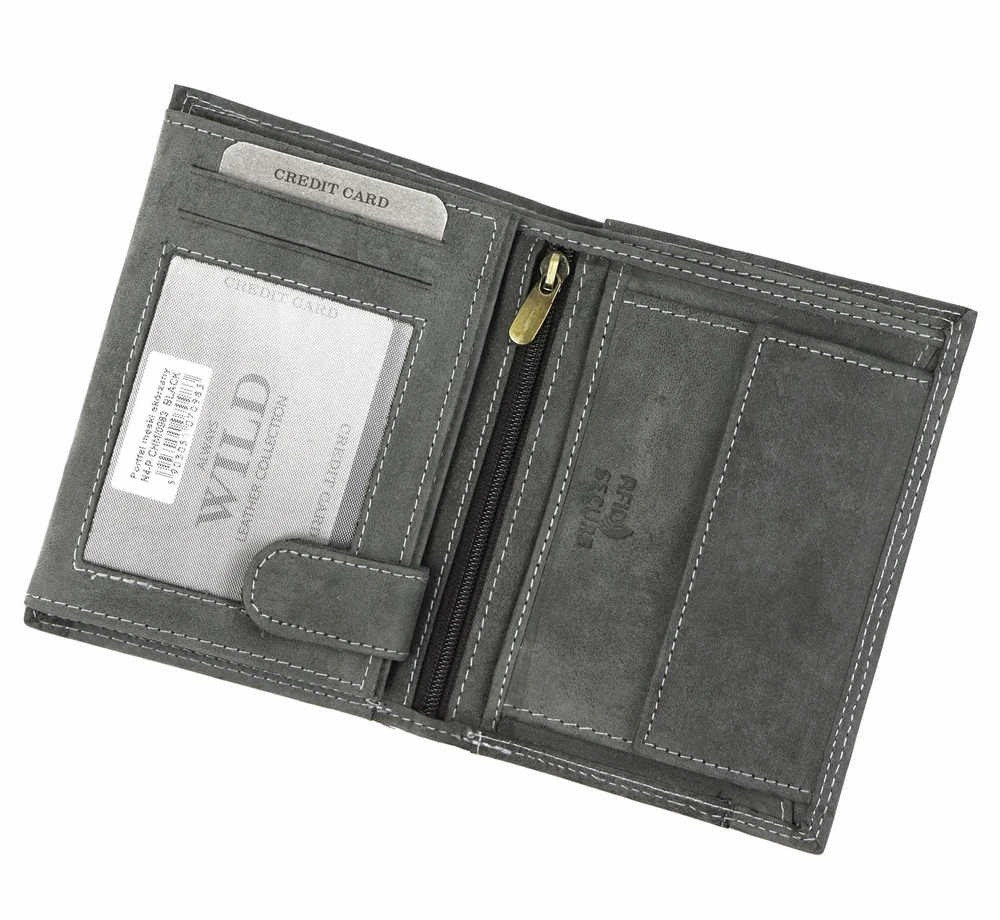 Always Wild Piniginė vyrams Wild N4-P-CHM RFID