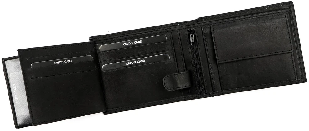 Skórzany męski portfel Money Kepper CDD 5600 REBEL VINTAGE