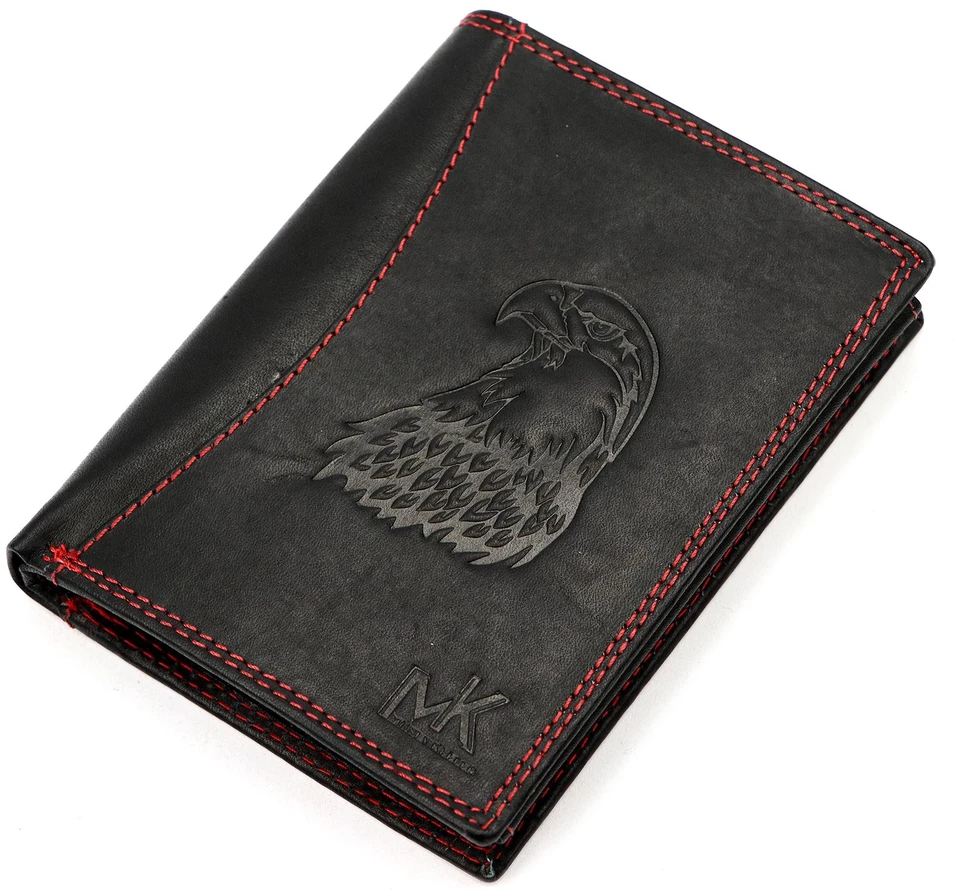 Skórzany męski portfel Money Kepper CDD 5601 EAGLE