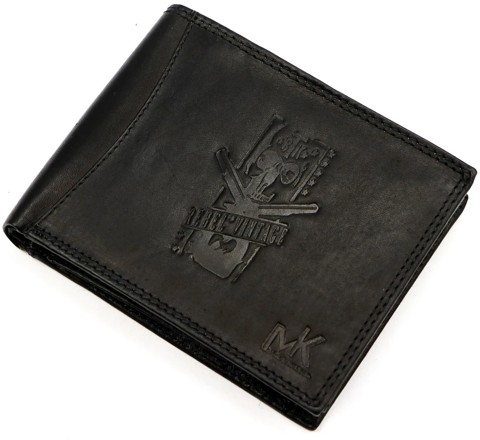 Skórzany męski portfel Money Kepper CDD 5600 REBEL VINTAGE