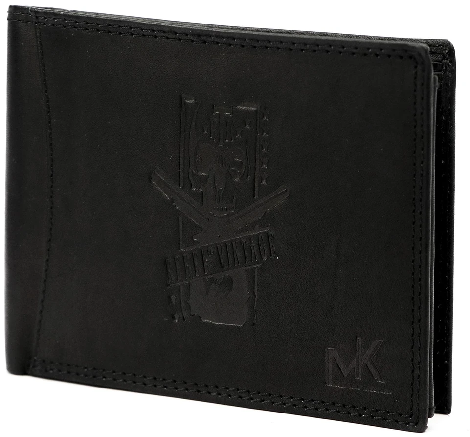 Skórzany męski portfel Money Kepper CDD 5600 REBEL VINTAGE