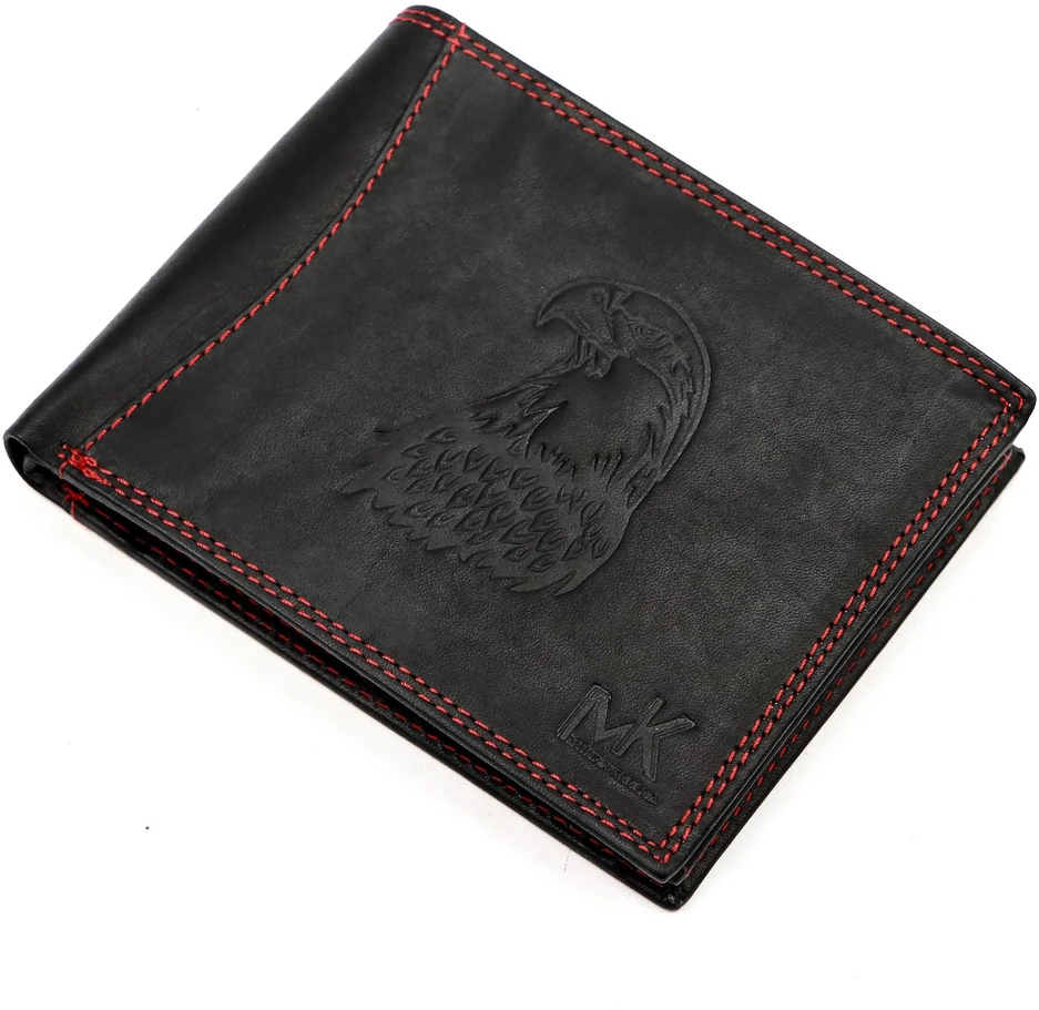 Skórzany męski portfel Money Kepper CDD 5600 EAGLE