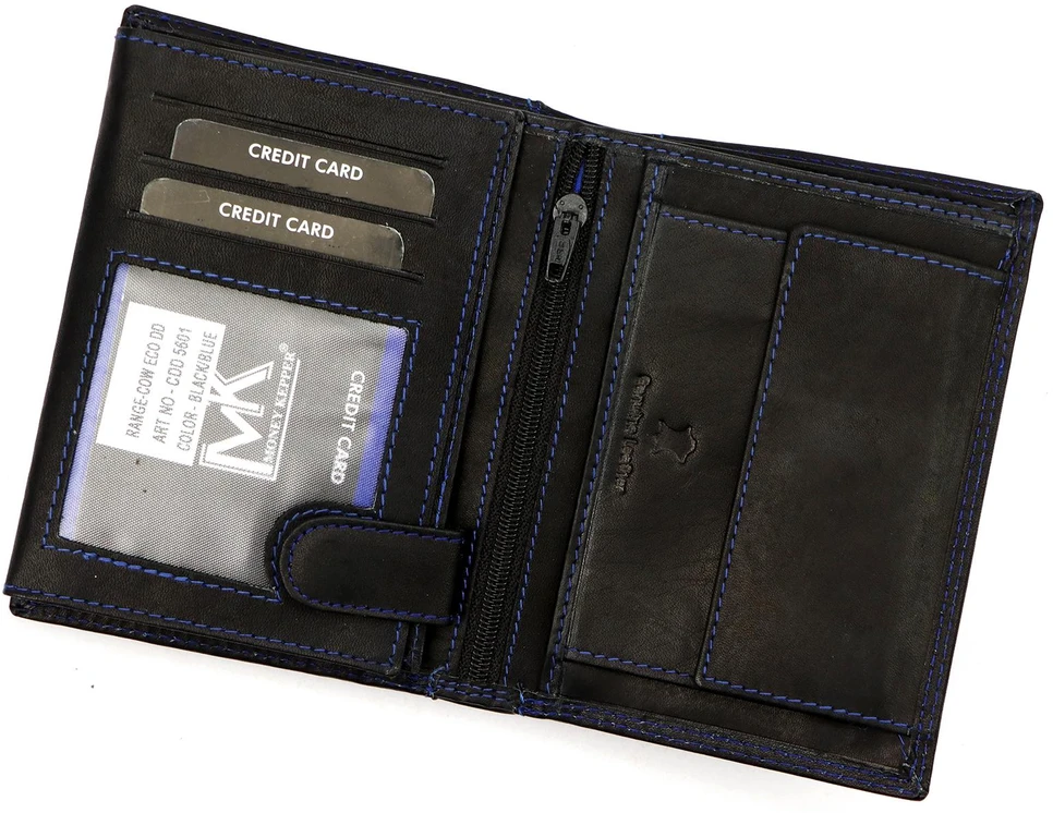 Skórzany męski portfel Money Kepper CDD 5601 REBEL VINTAGE