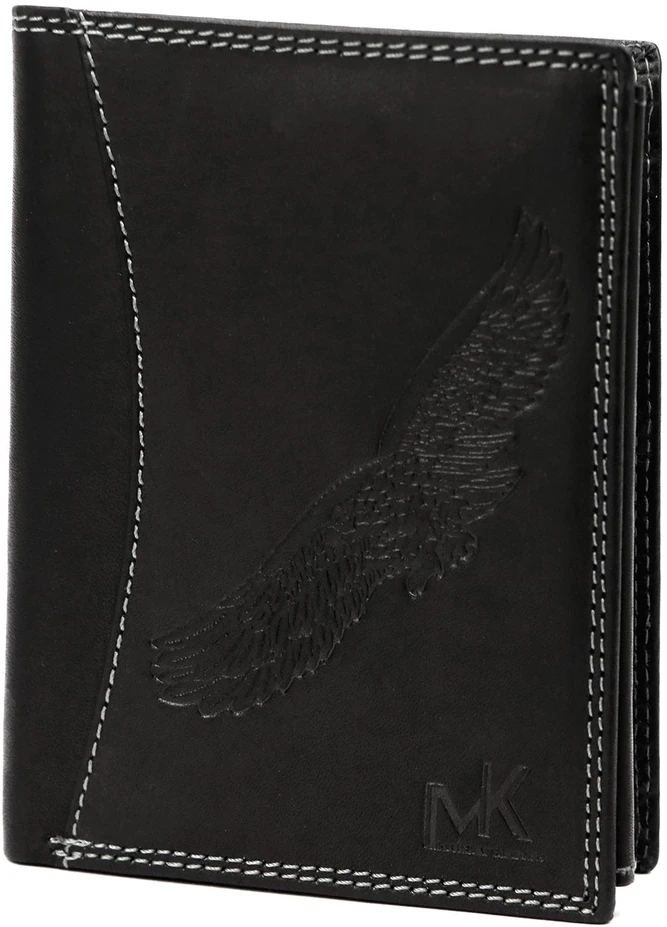 Skórzany męski portfel Money Kepper CDD 5601 BIRD