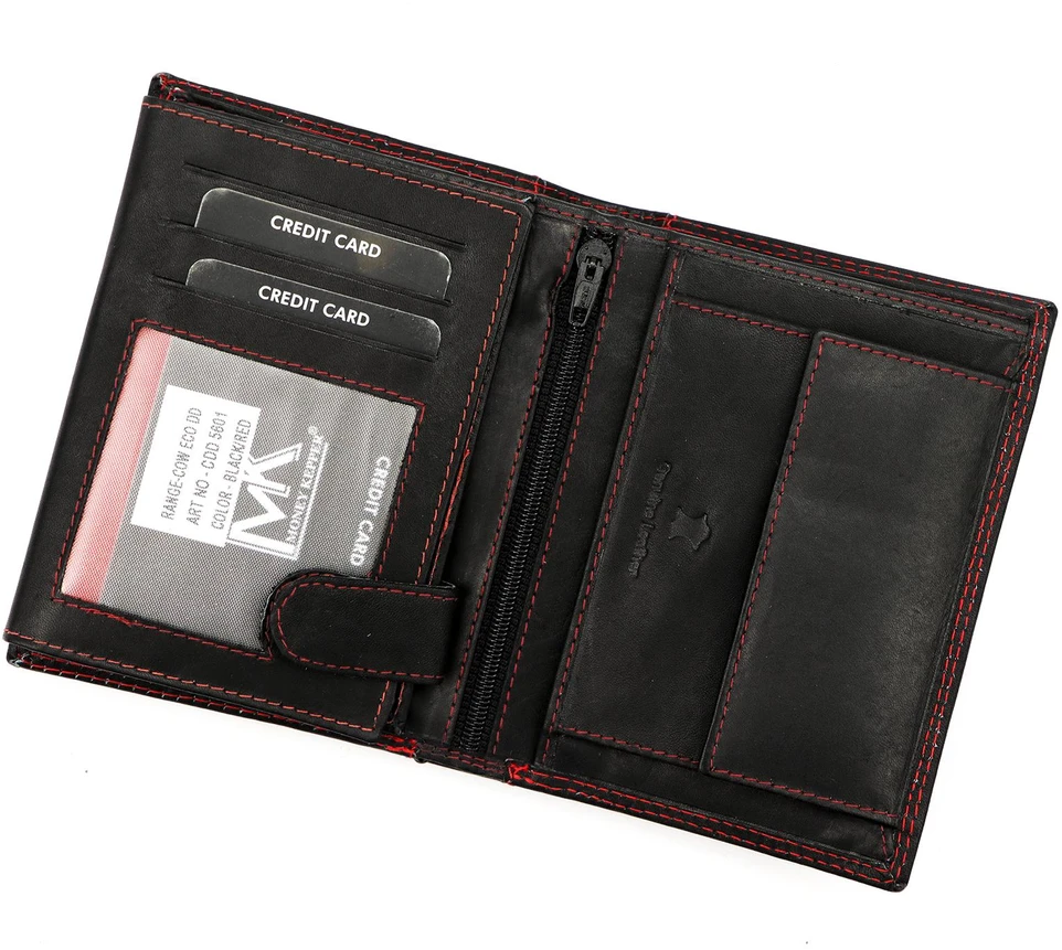 Skórzany męski portfel Money Kepper CDD 5601 BIRD