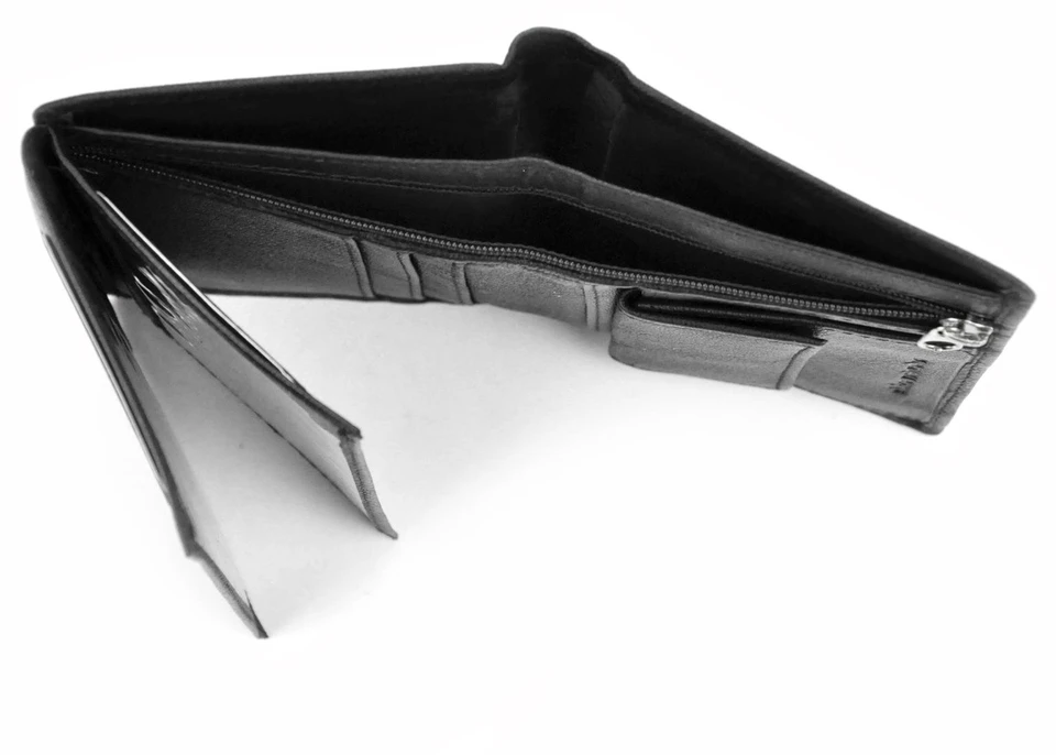 Skórzany męski portfel Money Kepper CC 5400