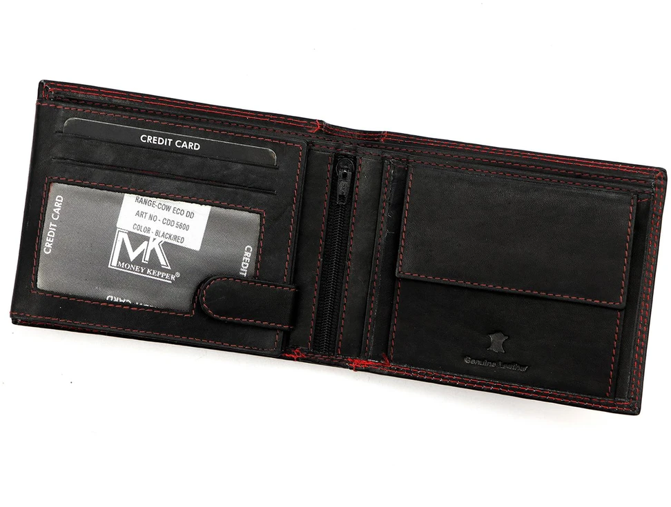 Skórzany męski portfel Money Kepper CDD 5600 EAGLE