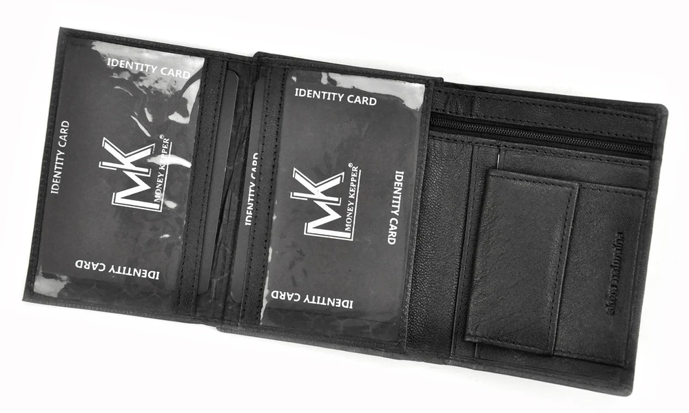 Skórzany męski portfel Money Kepper CC 5400