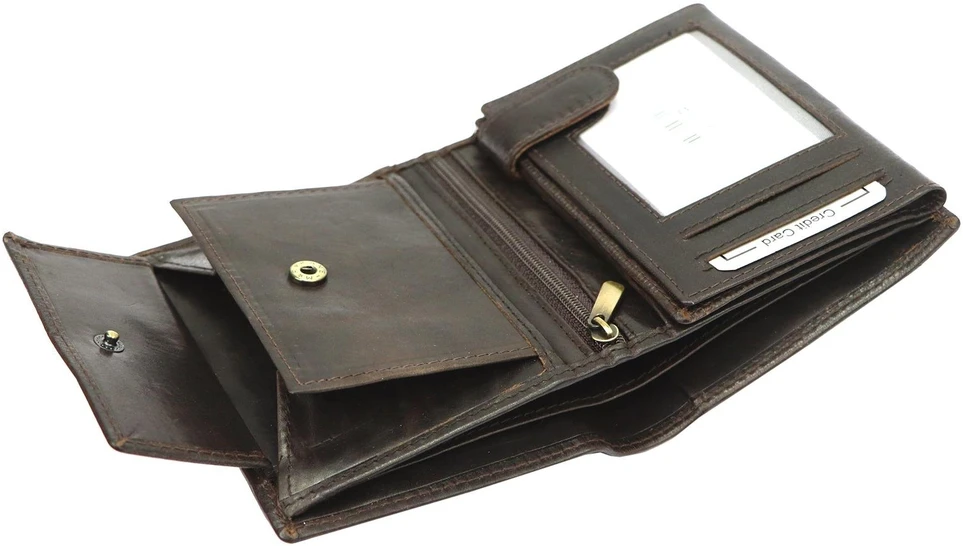 Norwegia, skórzany męski portfel Nordee ADL02-N4-VT