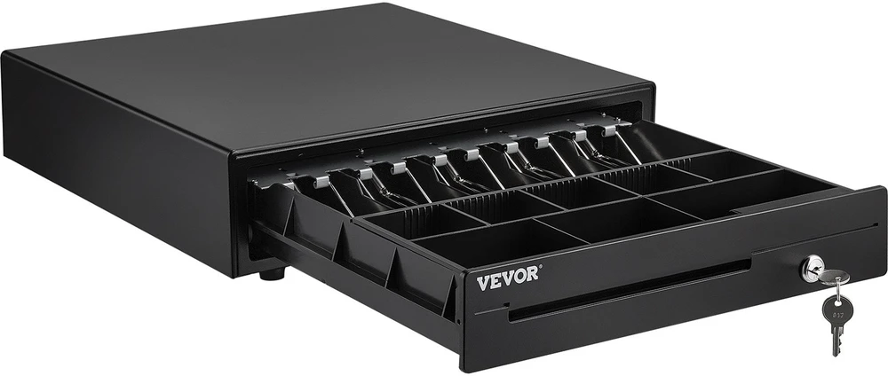 VEVOR Kasos stalčius, 16" 12 V, POS sistemai