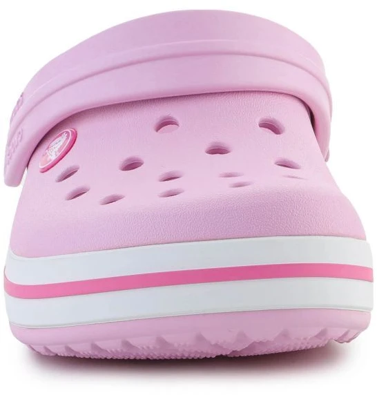 Pink CROCS Crocband Clog K Ballerina Rožinė 207006-6GD šlepetės