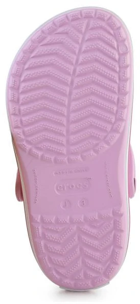 Pink CROCS Crocband Clog K Ballerina Rožinė 207006-6GD šlepetės