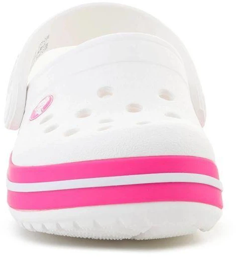 Pink CROCS CROCBAND vaikiškos klumpės T Baltas/Rožinis CRUSH 207005-6WU