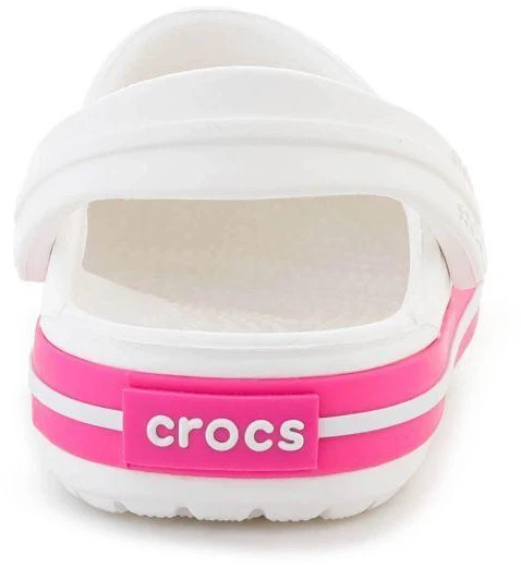 Pink CROCS CROCBAND vaikiškos klumpės T Baltas/Rožinis CRUSH 207005-6WU