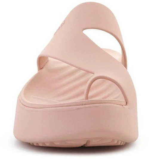 Pink CROCS GETAWAY PLATFORM TOE LOOP sandalės, spalva: Rožinė Caramel, 210834-7AF