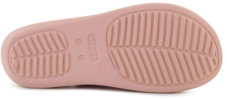 Pink CROCS GETAWAY PLATFORM TOE LOOP sandalės, spalva: Rožinė Caramel, 210834-7AF