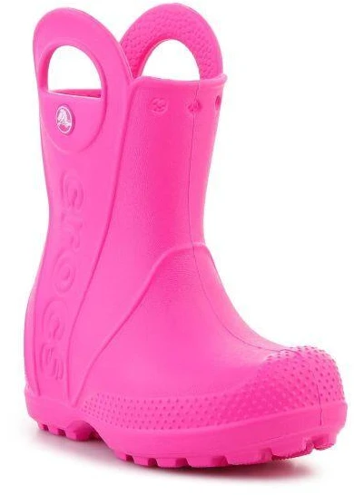 Pink CROCS HANDLE IT vaikiški lietaus aulinukai, Rožinis CRUSH, 211056-6TW