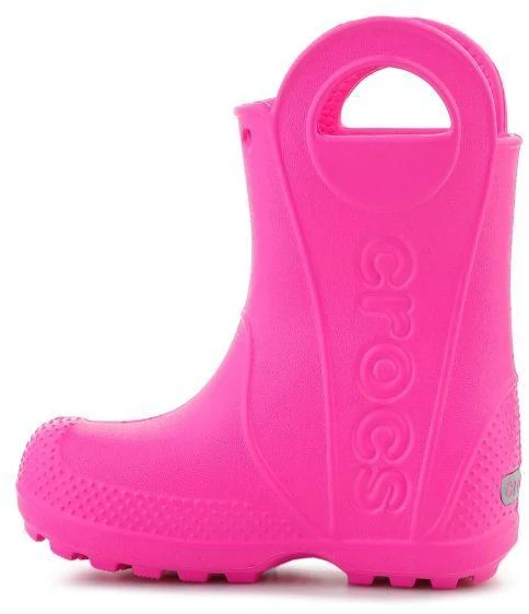 Pink CROCS HANDLE IT vaikiški lietaus aulinukai, Rožinis CRUSH, 211056-6TW