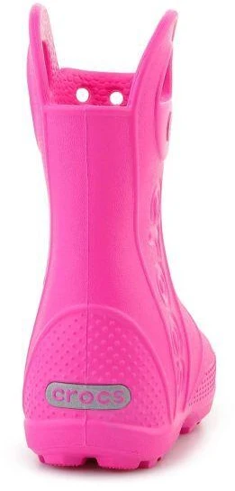 Pink CROCS HANDLE IT vaikiški lietaus aulinukai, Rožinis CRUSH, 211056-6TW
