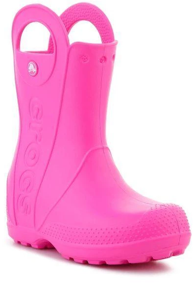 Pink CROCS vaikiški guminiai batai HANDLE IT RAIN BOOT Rožinis CRUSH 211052-6TW