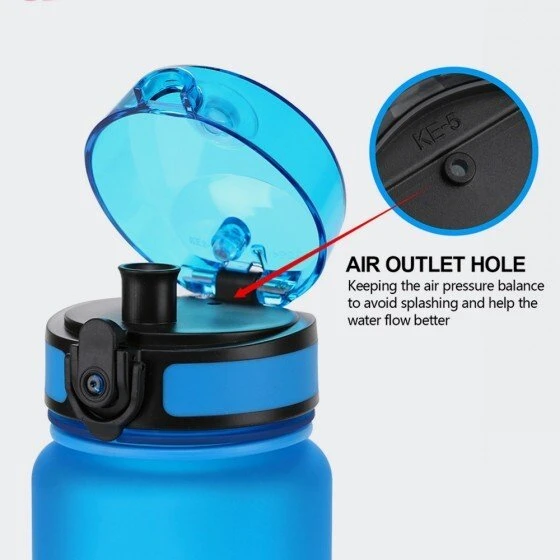 Rožinė Gertuvė UZSPACE TRITAN 650 ml, plastikas be BPA - 3037-Rožinis
