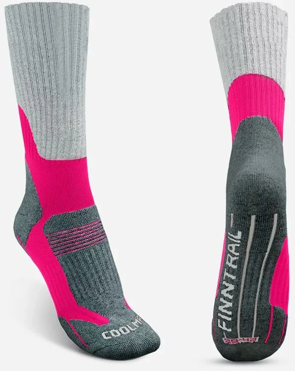 Pink Rožinė Kojinės Finntrail COOLMAX Rožinė 3205, Dydis: 36-39