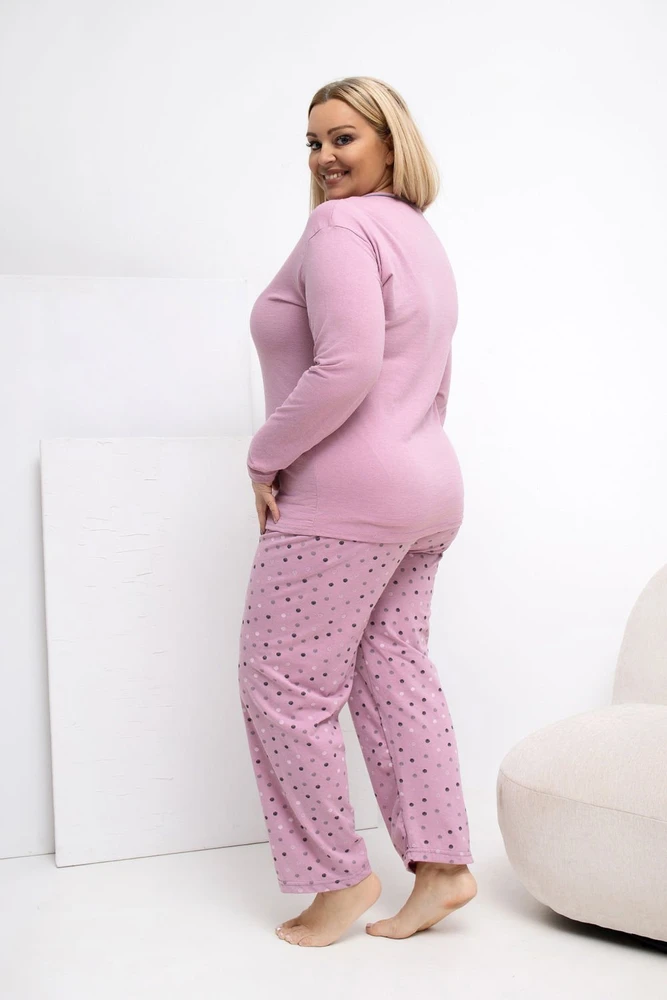 Pink Moteriška pižama didesnių dydžių Forever Rožinė