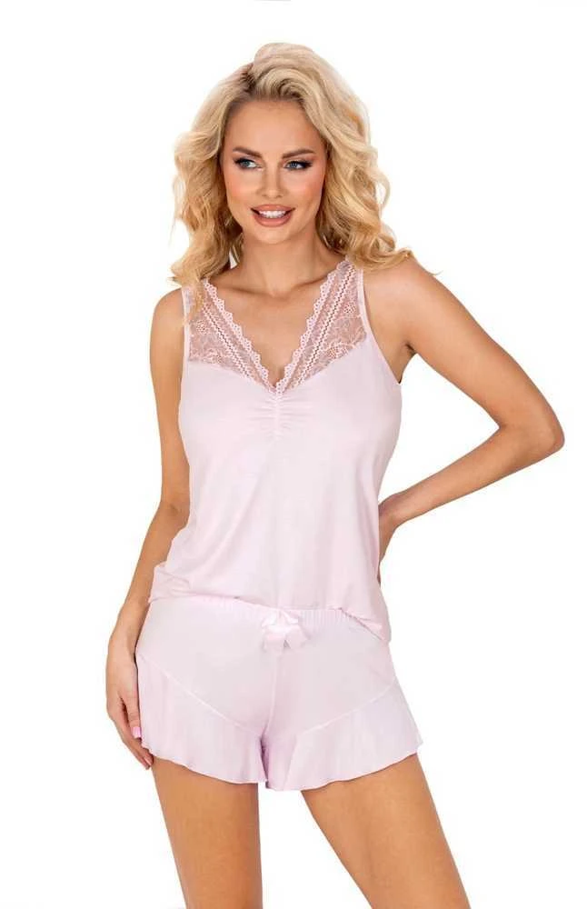 Pink Pižama Amelia 1/2 Light Rožinė Top