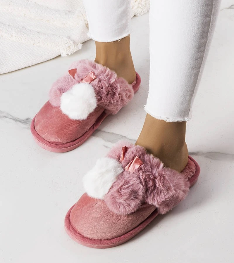 Pink Rožinė Bonnet šlepetės