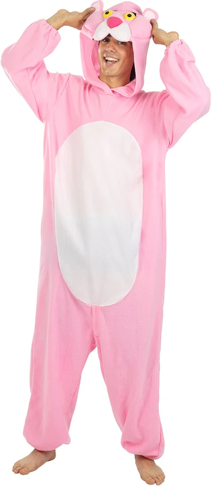 Pink Rožinės Panteros (Rožinė Panther) kostiumas suaugusiesiems