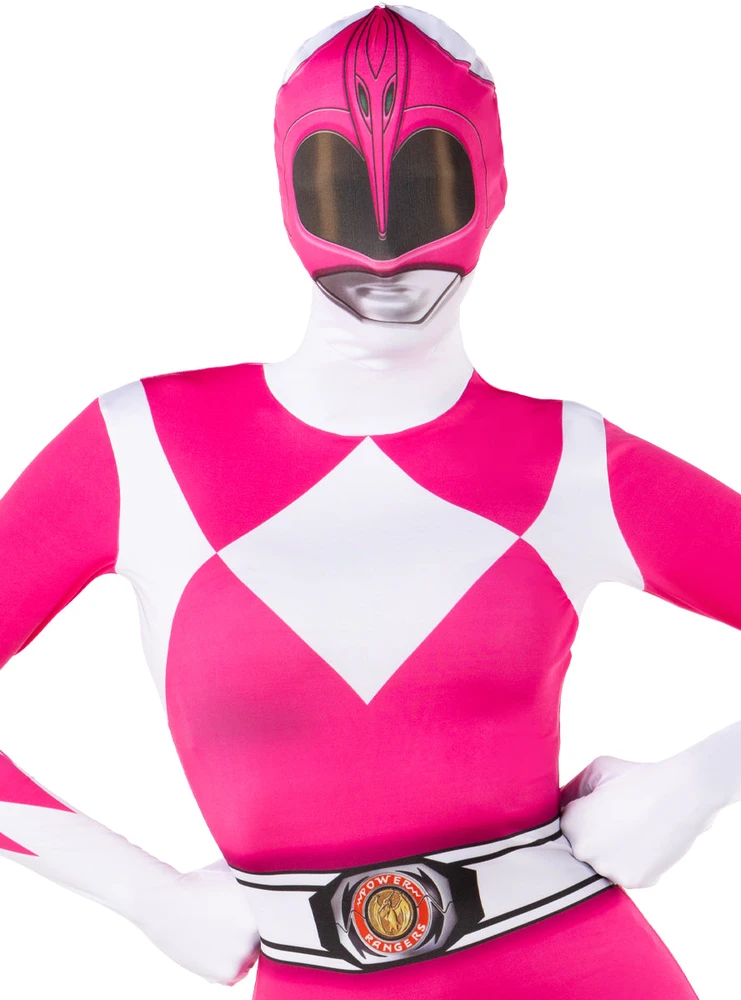 Pink Rožinio reindžerio (Rožinė Ranger) bodis moterims – „Galingieji reindžeriai“ (Power Rangers)