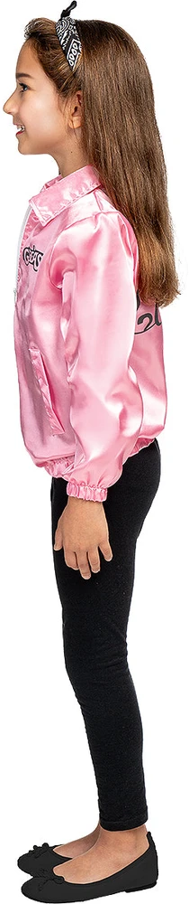 Pink Rožinių damų (Rožinė Ladies) švarkas mergaitėms – Briliantinas (Grease)
