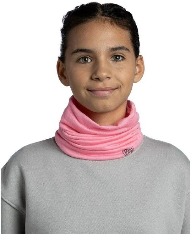 Vaikų Priedas - Buff Merino Lengvas Jr Kaklo Šildytuvas Be Siūlių Ištempimas Rožinis
