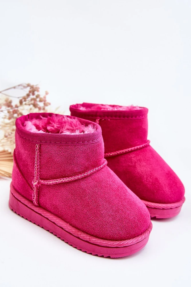 Pink Vaikiški šilti sniego batai Rožinė Gooby