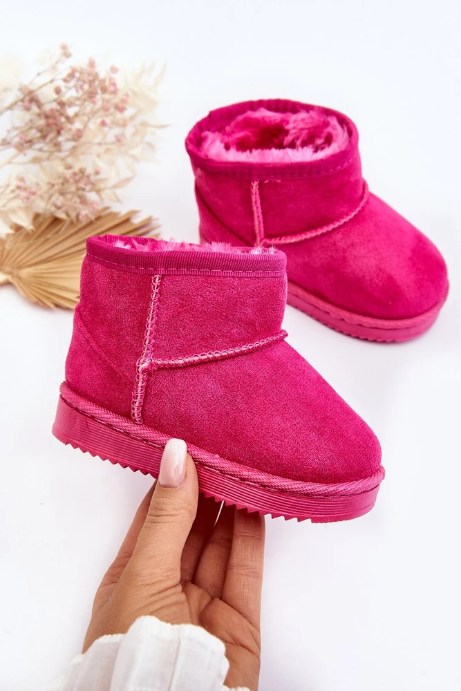 Pink Vaikiški šilti sniego batai Rožinė Gooby