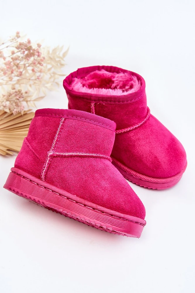 Pink Vaikiški šilti sniego batai Rožinė Gooby