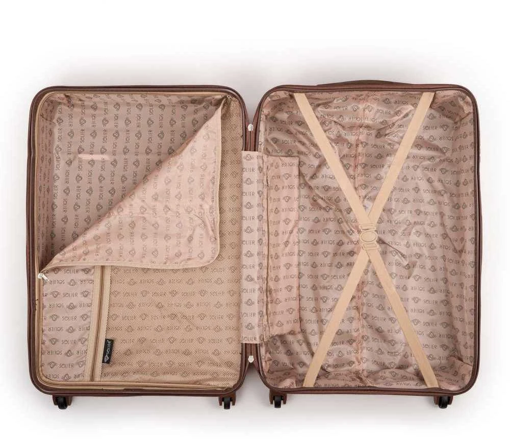 Kelioninis Pink VIDUTINIS LAGAMINAS 22' STL957 ABS Rožinis