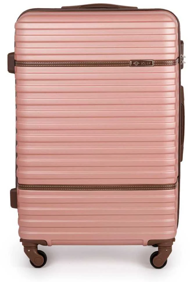 Kelioninis Pink VIDUTINIS LAGAMINAS 22' STL957 ABS Rožinis