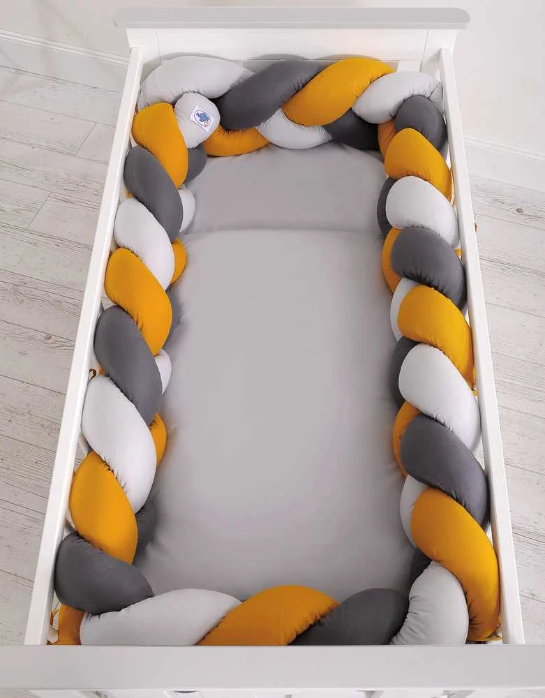My Sweet Baby Pintas XXL bamperis – pilkas, medaus geltonumo, antracito