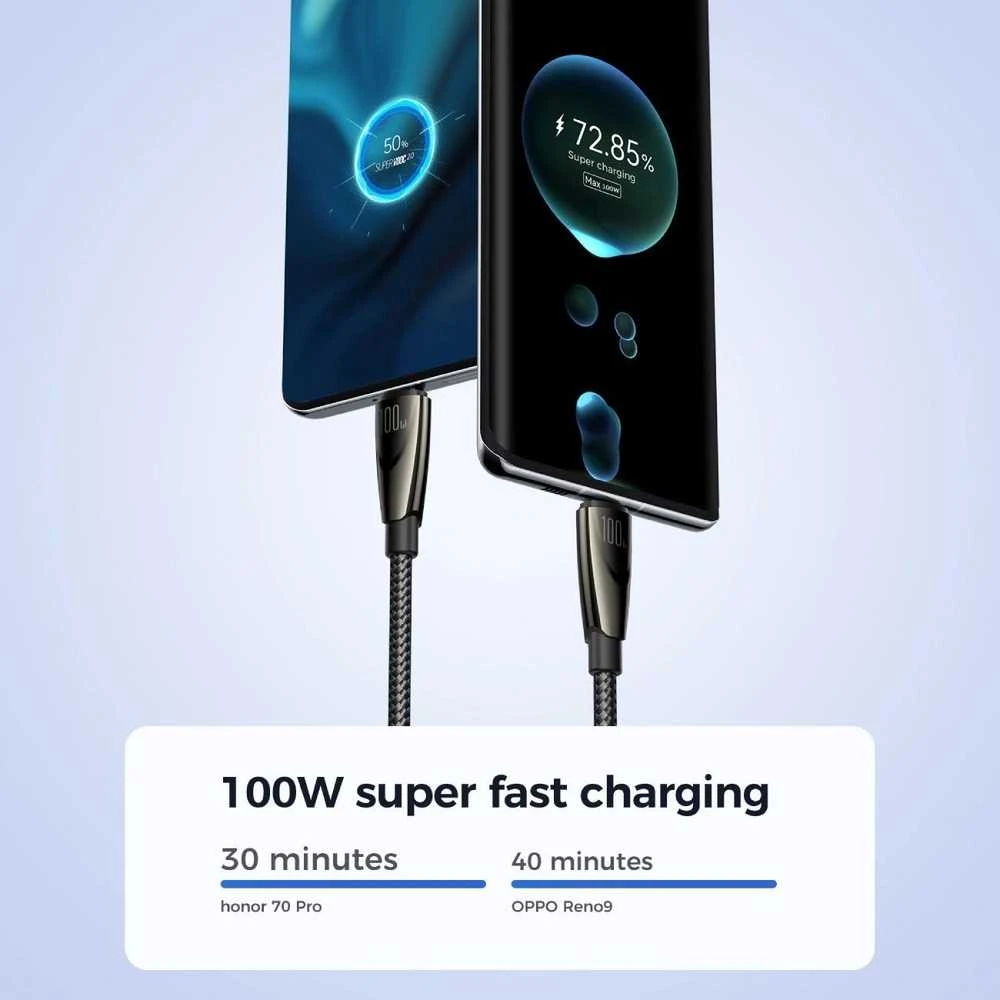 Joyroom Kabelis Pioneer 100W USB į USB C SA31-AC6 / 100W / 1.2m (juodas)