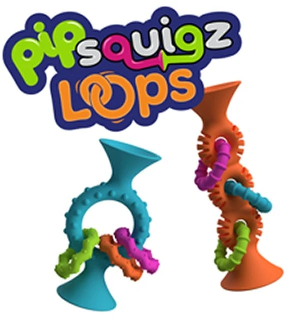 Kolorowe Baloniki FAT BRAINS PipSquigz Loops lipšniukai (oranžinis), FA165-1