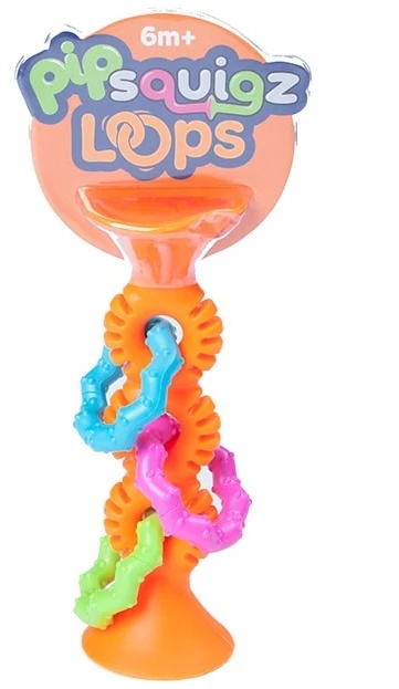 Kolorowe Baloniki FAT BRAINS PipSquigz Loops lipšniukai (oranžinis), FA165-1