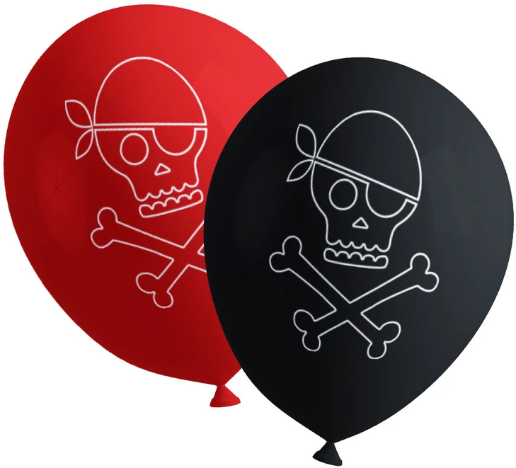 Piratų balionai – Šventės dekoracija