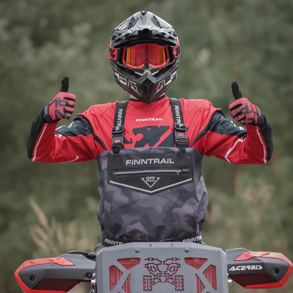 Pirštinės Finntrail EAGLE Raudona 2841, Dydis: S