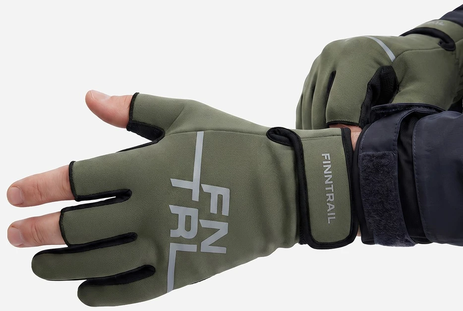 Pirštinės Finntrail NEOSENSOR Khaki 2731