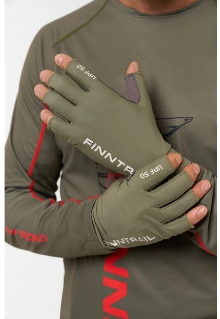 Pirštinės Finntrail WAVE NEW Khaki 2852, Dydis: M