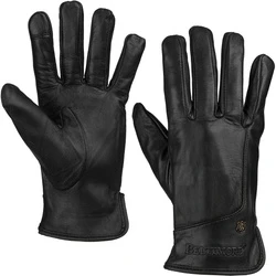 Pirštinės skórzane moterims juoda polar touch finger na dotyk BELTIMORE K40